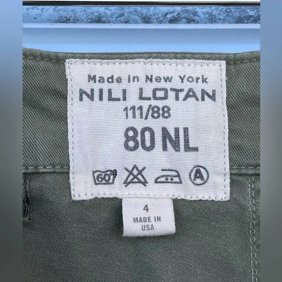 NILI LOTAN Cropped Military Pant in Camo size 4 - Picture 11 of 17